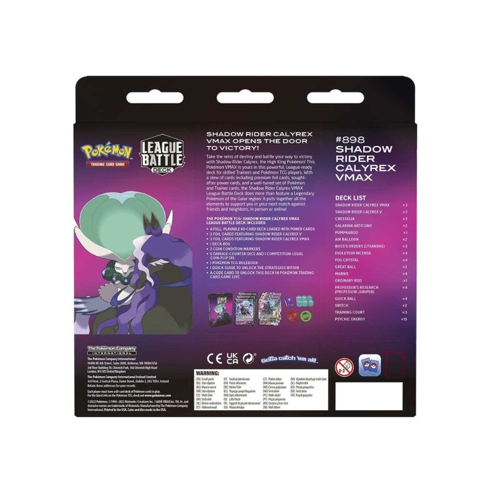 Pokemon League Battle Deck - Shadow Rider Calyrex