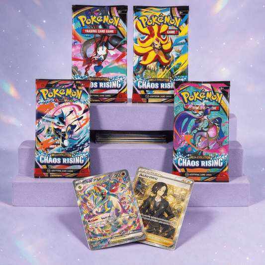 Pokémon Mega Evolution Chaos Rising Booster Pack – 10 Random Pokémon Cards