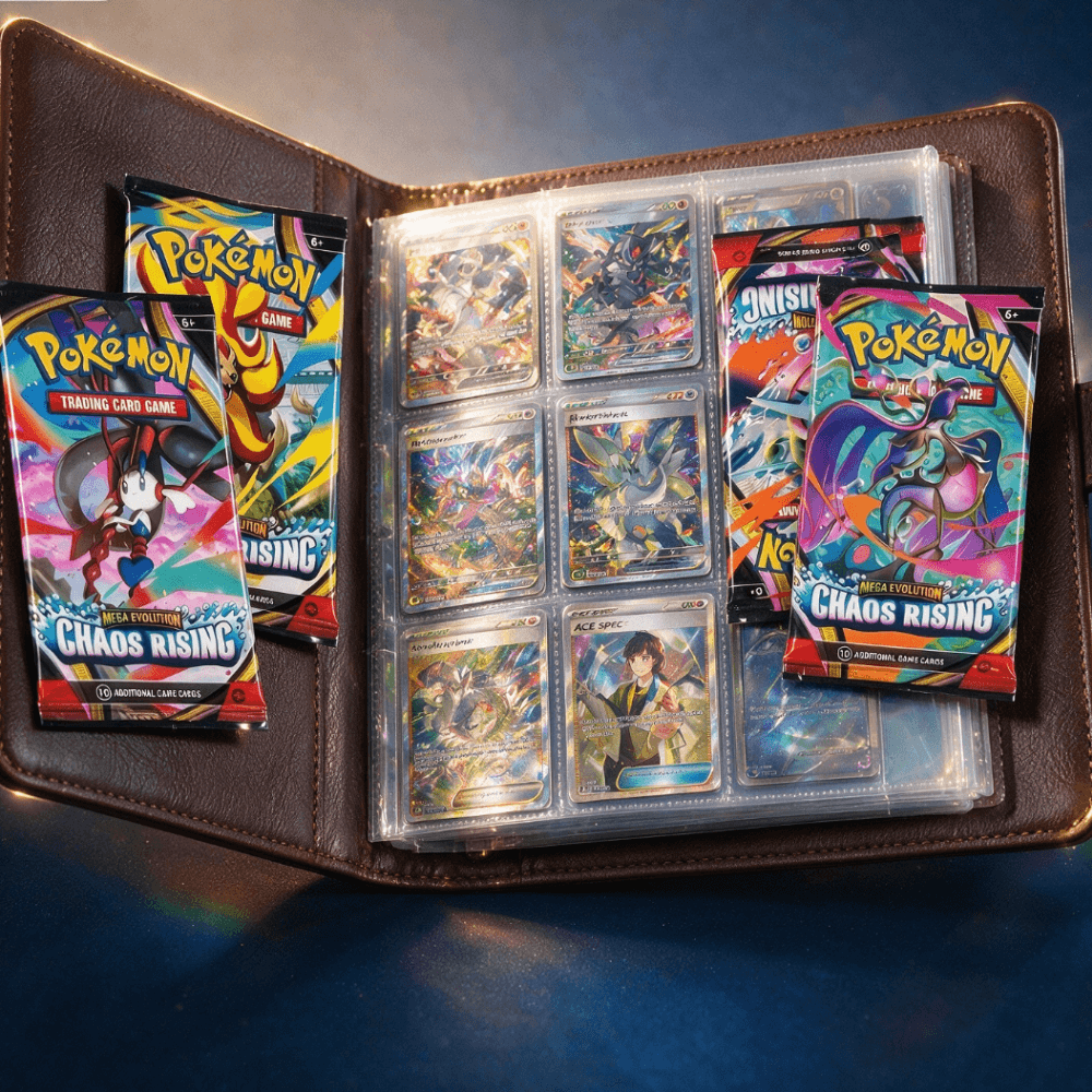 Pokémon Mega Evolution Chaos Rising Booster Pack – 10 Random Pokémon Cards