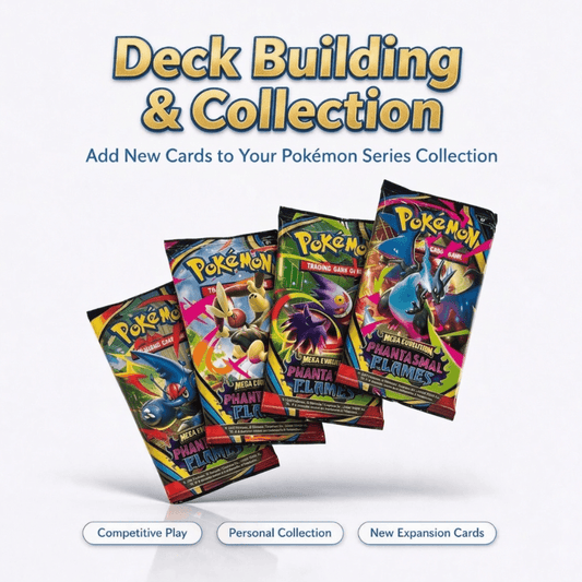 Pokémon Mega Evolution Phantasmal Flames Booster Pack – 10 Random Pokémon Cards