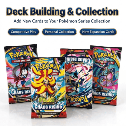 Pokémon Mega Evolution Chaos Rising Booster Pack – 10 Random Pokémon Cards