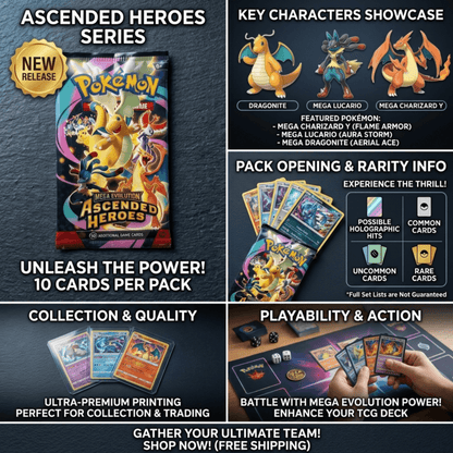 Pokémon Mega Evolution Ascended Heroes Card Pack(ME02.5)