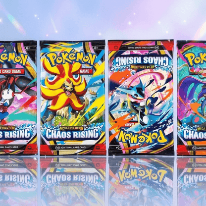 Pokémon Mega Evolution Chaos Rising Booster Pack – 10 Random Pokémon Cards