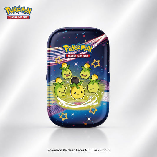 Pokemon Paldean Fates Mini Tin - Smoliv