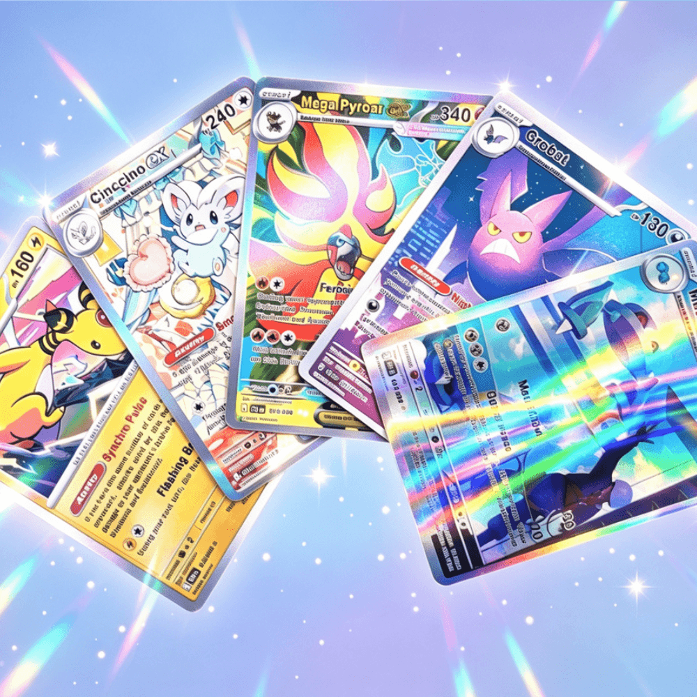 Pokémon Mega Evolution Chaos Rising Booster Pack – 10 Random Pokémon Cards