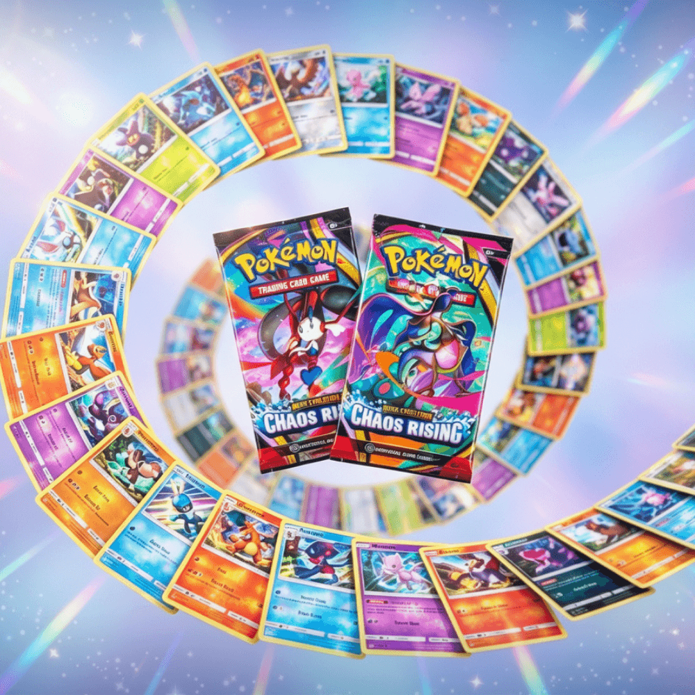 Pokémon Mega Evolution Chaos Rising Booster Pack – 10 Random Pokémon Cards