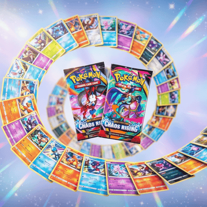 Pokémon Mega Evolution Chaos Rising Booster Pack – 10 Random Pokémon Cards