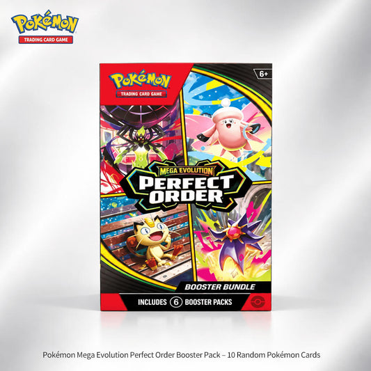 Pokémon Mega Evolution Perfect Order Booster Pack – 10 Random Pokémon Cards