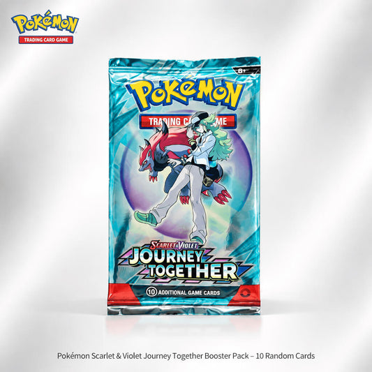 Pokémon Scarlet & Violet Journey Together Booster Pack – 10 Random Cards